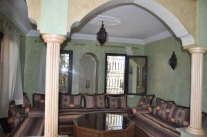 Posezení v ubytování Le Beau Site Ourika
