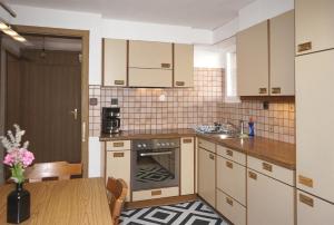 Kuchyň nebo kuchyňský kout v ubytování Haus Bregenz Apartment Bodensee