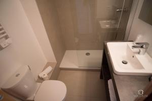 Ένα μπάνιο στο Hotel Le Druos