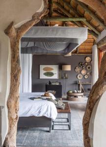 Postelja oz. postelje v sobi nastanitve Leopard Hills Private Game Reserve