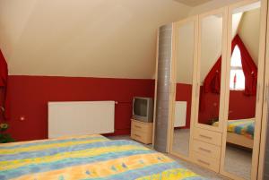 Posteľ alebo postele v izbe v ubytovaní Apartment Siofok 18