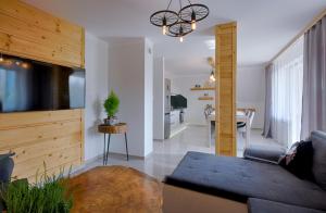 Posedenie v ubytovaní Apartament Góralska Ostoja prywatne wejście widok na Tatry