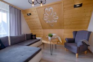 Posedenie v ubytovaní Apartament Góralska Ostoja prywatne wejście widok na Tatry