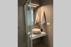 A bathroom at Aelia Luxury Beach House