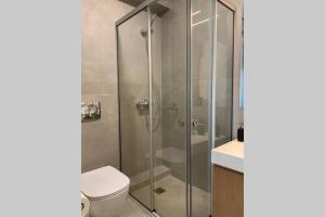 A bathroom at Aelia Luxury Beach House