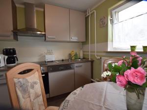 Nhà bếp/bếp nhỏ tại Cozy Apartment in Alt Bukow Germany with Garden