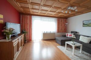 TV a/nebo společenská místnost v ubytování Hotel Garni Brigitte