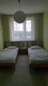 Postel nebo postele na pokoji v ubytování Apartament Gryfitów