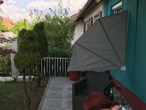 Balkón nebo terasa v ubytování Zimmervermietung Volland