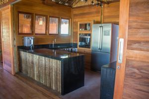 Dapur atau dapur kecil di Rancho do Kite Villas