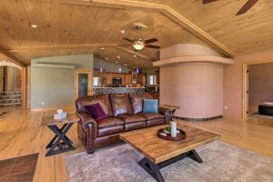 
A seating area at Prescott Home Less Than 5 Miles to Butte Creek Trail!
