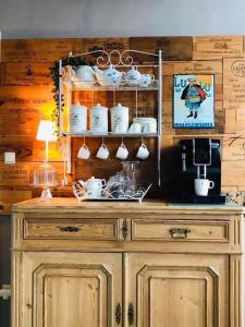 A cozinha ou kitchenette de B&B Le Cloître St Joseph