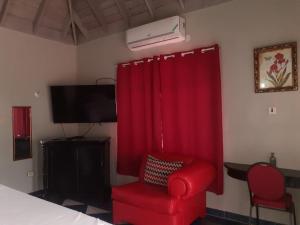 A television and/or entertainment centre at Jobs Inn Jamaica