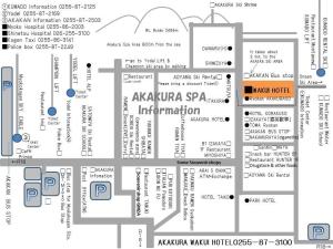 Půdorys ubytování Akakura Wakui Hotel