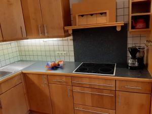 A kitchen or kitchenette at Exklusiv Apartment Sonnenalp