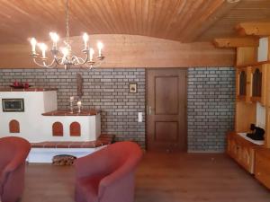 A kitchen or kitchenette at Exklusiv Apartment Sonnenalp