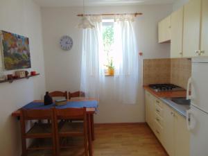 Kuchyň nebo kuchyňský kout v ubytování Apartments Petra
