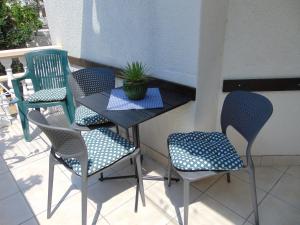 Balkón nebo terasa v ubytování Apartments Petra