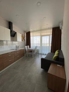 Η κουζίνα ή μικρή κουζίνα στο Soul City Apart Hotel