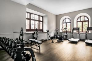 Posilňovňa alebo fitness centrum v ubytovaní Nosalowy Park Hotel & Spa