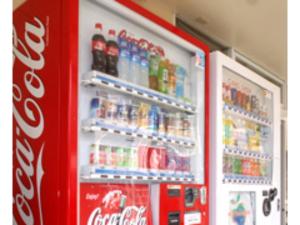 a coca cola refrigerator filled with lots of drinks at Business Hotel Heisei - Vacation STAY 90548 in Yonezawa