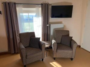 TV a/nebo společenská místnost v ubytování Ard'envie Bed&Breakfast