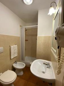 Koupelna v ubytování Hotel Il Papavero