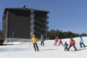 Bergshotellet in de winter