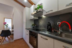 Kuchyň nebo kuchyňský kout v ubytování Villa Lora