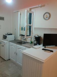 A kitchen or kitchenette at Panormos,Irene's Studio