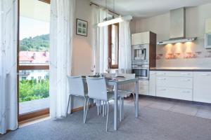 Kuchyňa alebo kuchynka v ubytovaní Aba Apartamenty