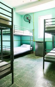 Letto o letti in una camera di Conturce Hostel