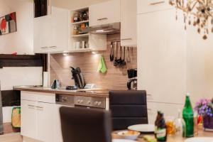 Kuchyň nebo kuchyňský kout v ubytování Ferienwohnung Einbeck FeWo B Nolte