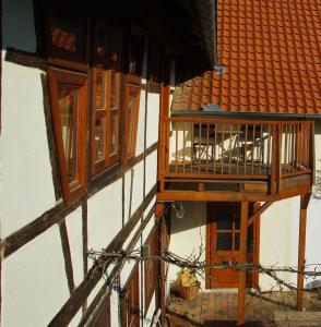Balkón nebo terasa v ubytování Gästehaus in Sülbeck