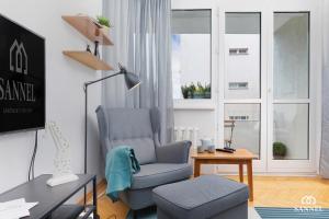 Posedenie v ubytovaní Apartament Gryf w sercu Szczecina-SANNEL Apartments for rent