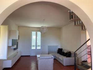Χώρος καθιστικού στο Spectacular Chianti View close San Gimignano