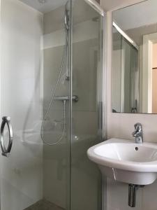 Koupelna v ubytování Hostal Can Pou