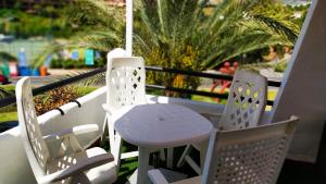 A garden outside Pueblo Blanco