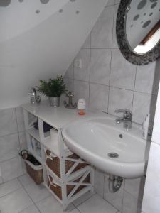 Koupelna v ubytování Ferienwohnung Feist