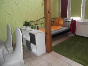 Posezení v ubytování Ferienwohnung Feist