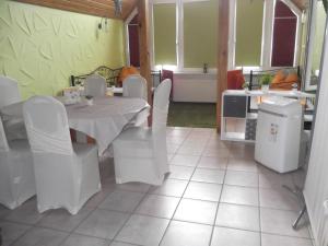 Posezení v ubytování Ferienwohnung Feist