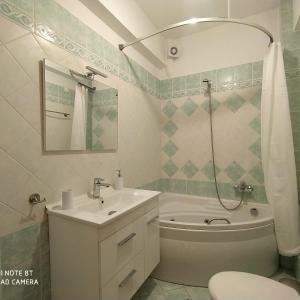 Koupelna v ubytování central luxury apartment