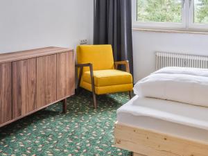 Posteľ alebo postele v izbe v ubytovaní Ferien Seminar Retreat - Zugspitze