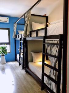 Postel nebo postele na pokoji v ubytování LANGCHIA HOME