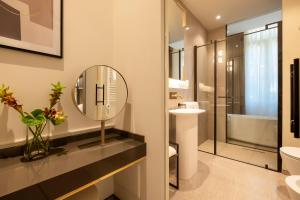 Hotel Villa Soligo - Small Luxury Hotels of the World的一间浴室