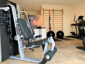 Posilňovňa alebo fitness centrum v ubytovaní Appartements Am Burgsee