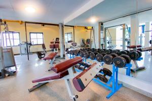 Fitnes oz. oprema za telovadbo v nastanitvi aktiv Sporthotel Sächsische Schweiz