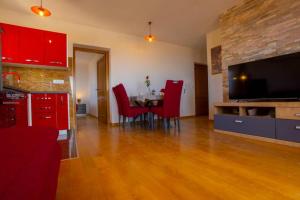 Μια τηλεόραση ή/και κέντρο ψυχαγωγίας στο Apartments Vladimir #5