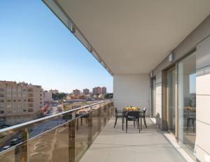 Balkon lub taras w obiekcie Ahoy Apartments