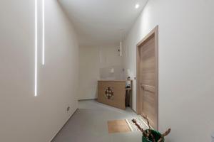 Kuchyň nebo kuchyňský kout v ubytování METEORON Luxury Rooms